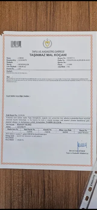 ozankoyde 4+1 villa havuzlu bahceli  200m2 