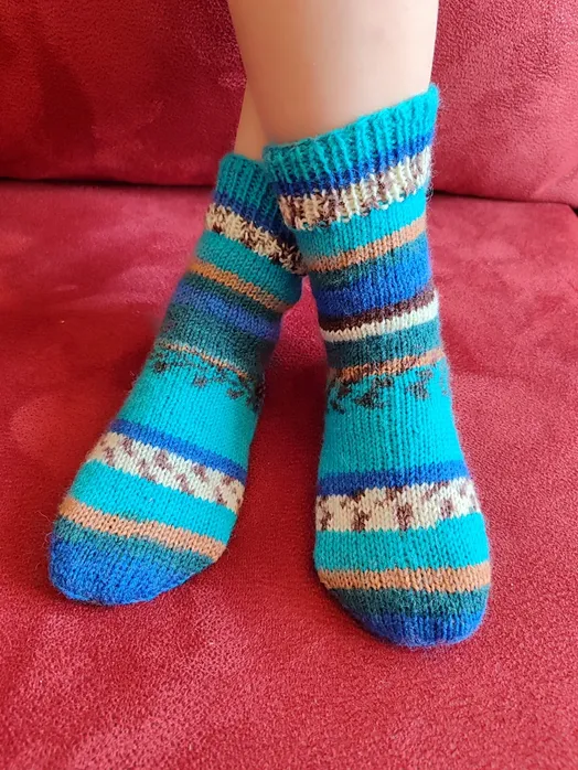 Hediyelik Örgü Çorap